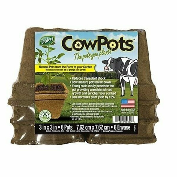 Dalen Products Co 3 in. Manure Start Pot, 6PK CP6-12